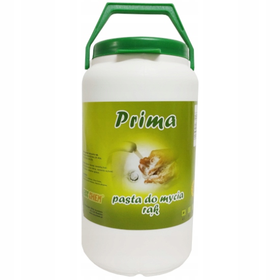 Pasta BHP do rąk PRIMA 4 l, ścierna, bez piasku