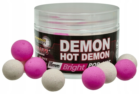 Kulki pływające Starbaits Pop Up Bright Hot Demon 16mm 50g