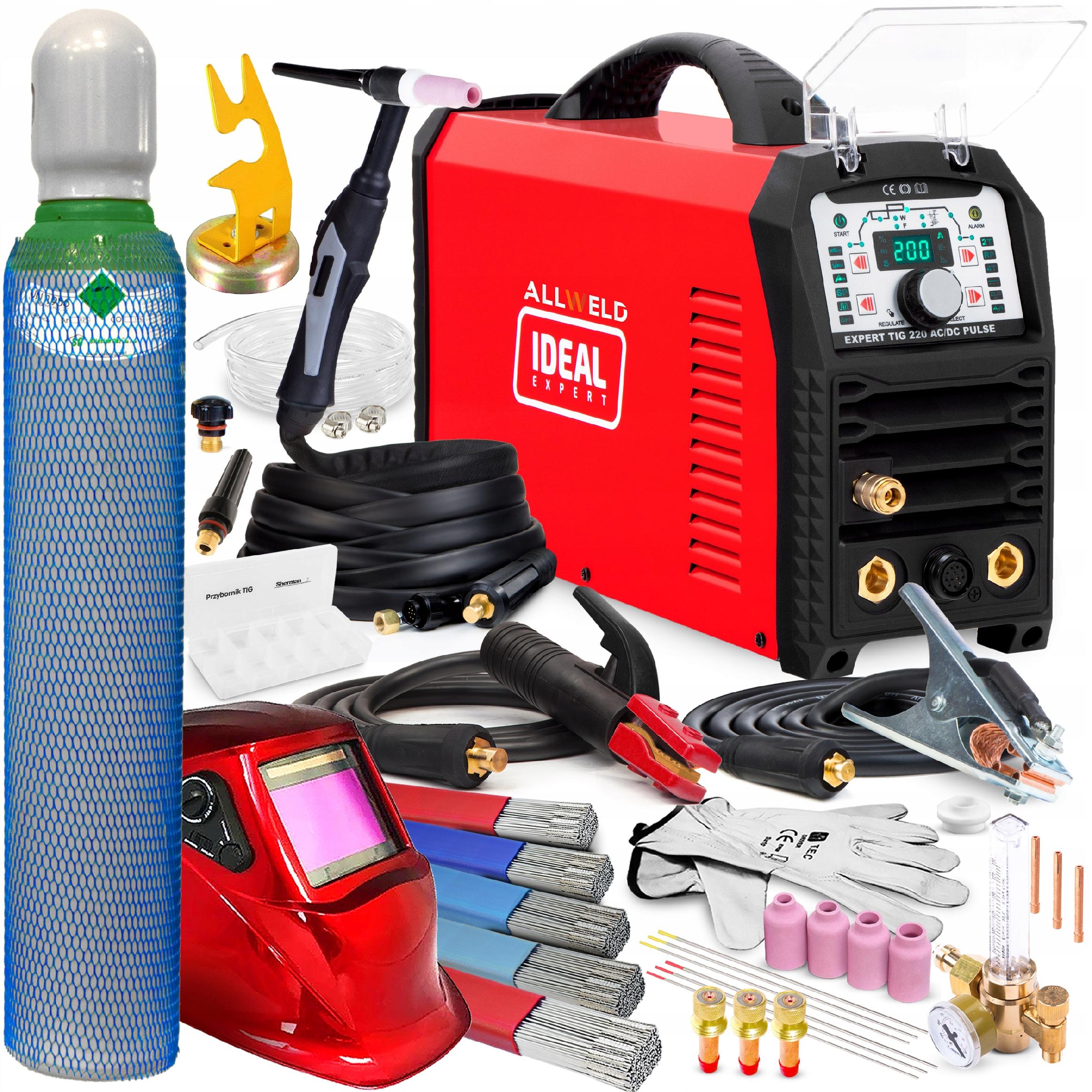 Invertorová Svářečka Ideal Expert Tig 220 Ac/dc Pulse Mma 200A Alu