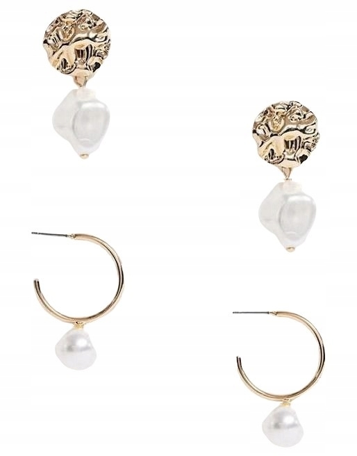 

A0478 ONLY__BZ1 Kolczyki 2-PACK Perełki