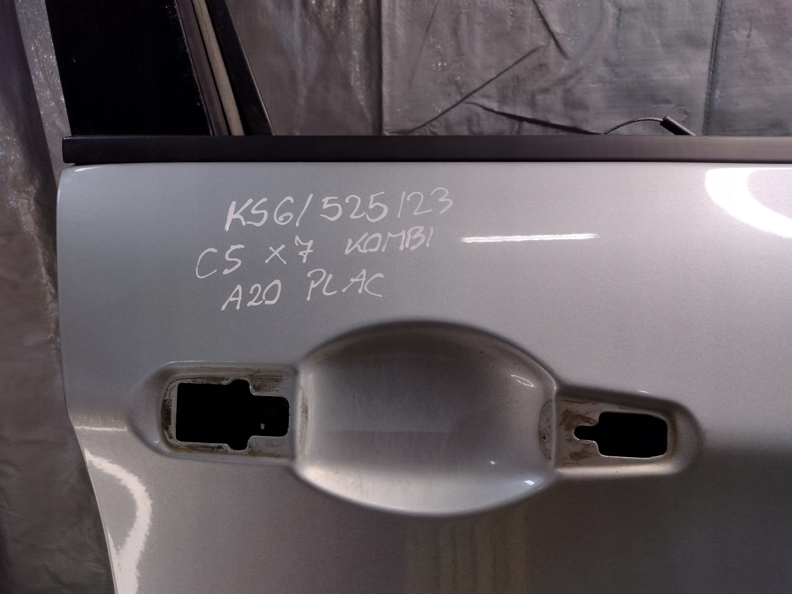 door right front Citroen C5 III 3 X7 kombi k: EZRC