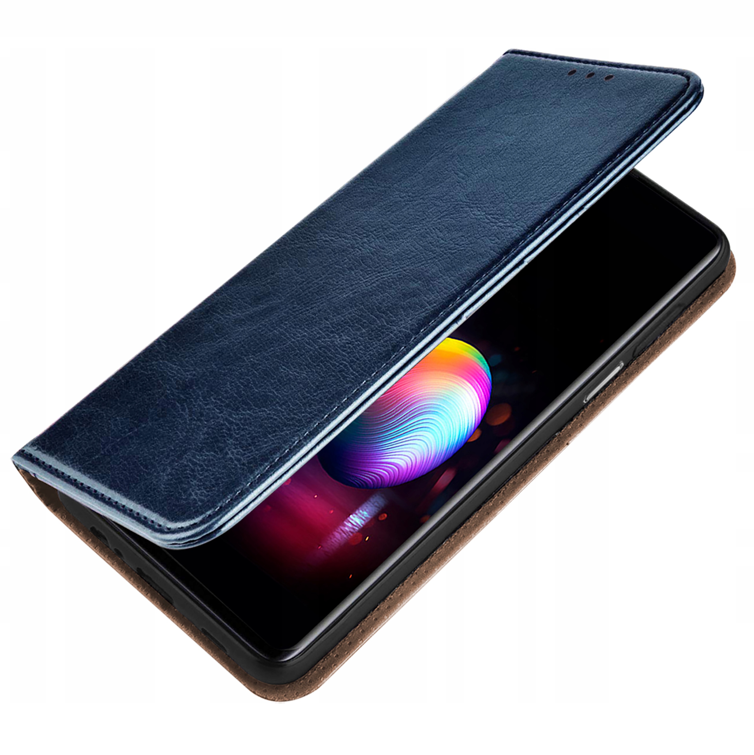 Etui do Samsung Galaxy A15 4G | A15 5G SKÓRZANE PORTFEL MAGNETYCZNE + SZKŁO Kolekcja CASE SKÓRZANE