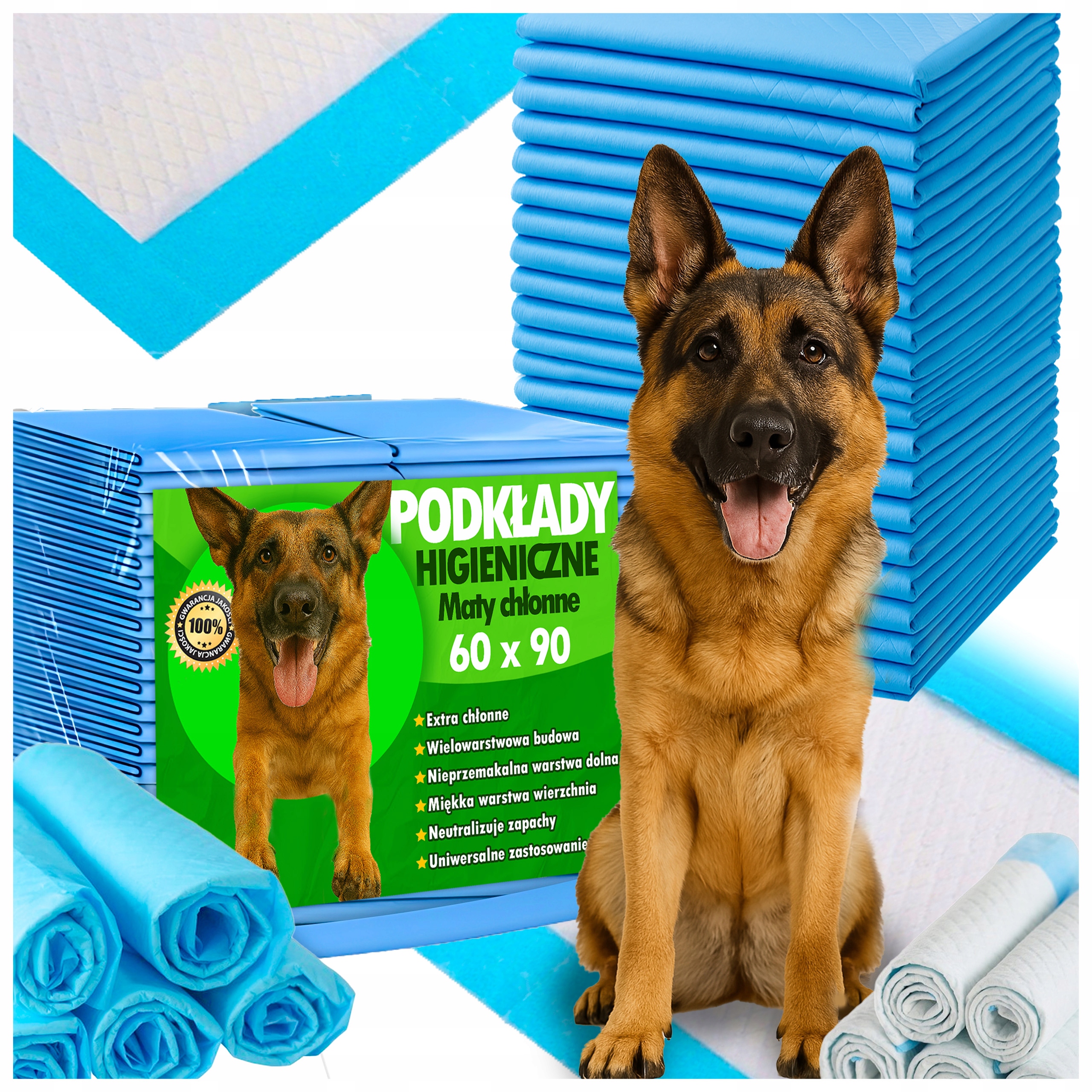 Hygienické Podložky Absorpční Podložky Pro Psa Zvířata Učení 90x60 100