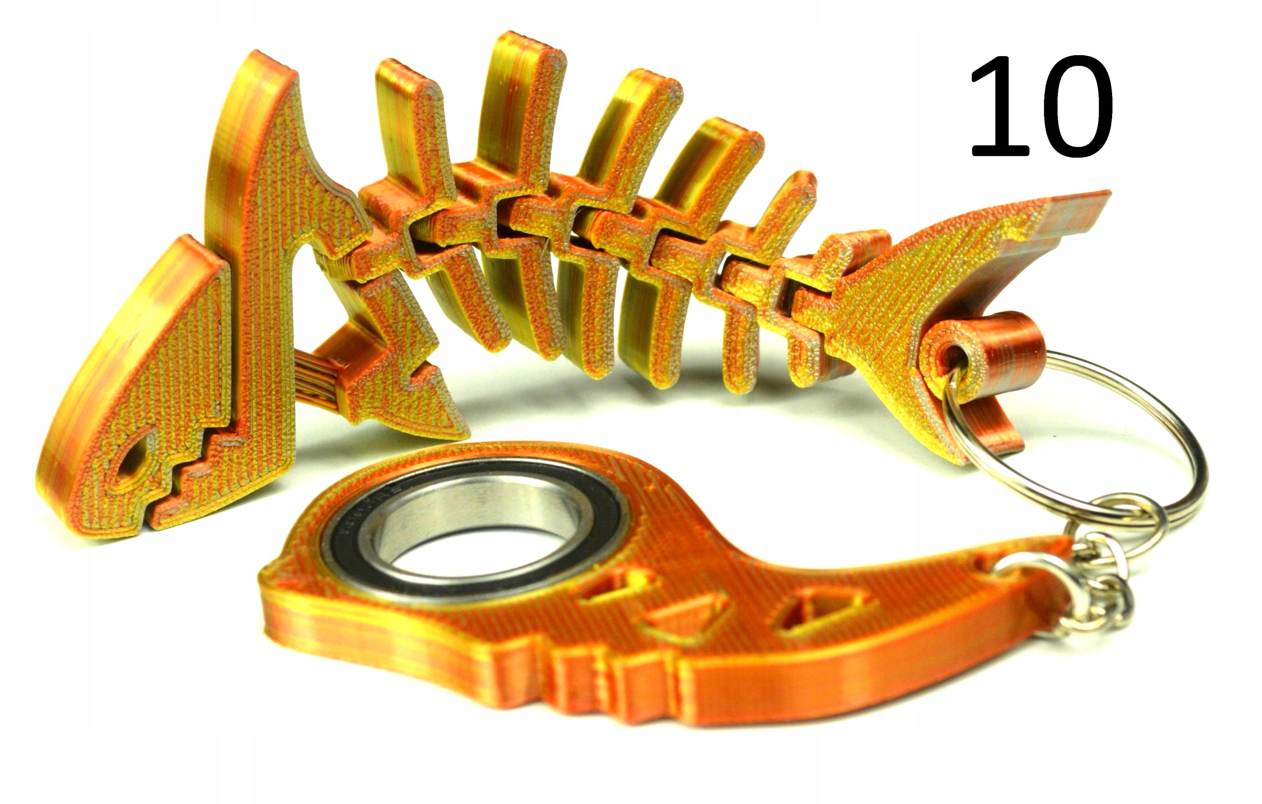 Keyspinner Keyrambit + Rekinek TikTok Key -KOLORY brelok Marka inna