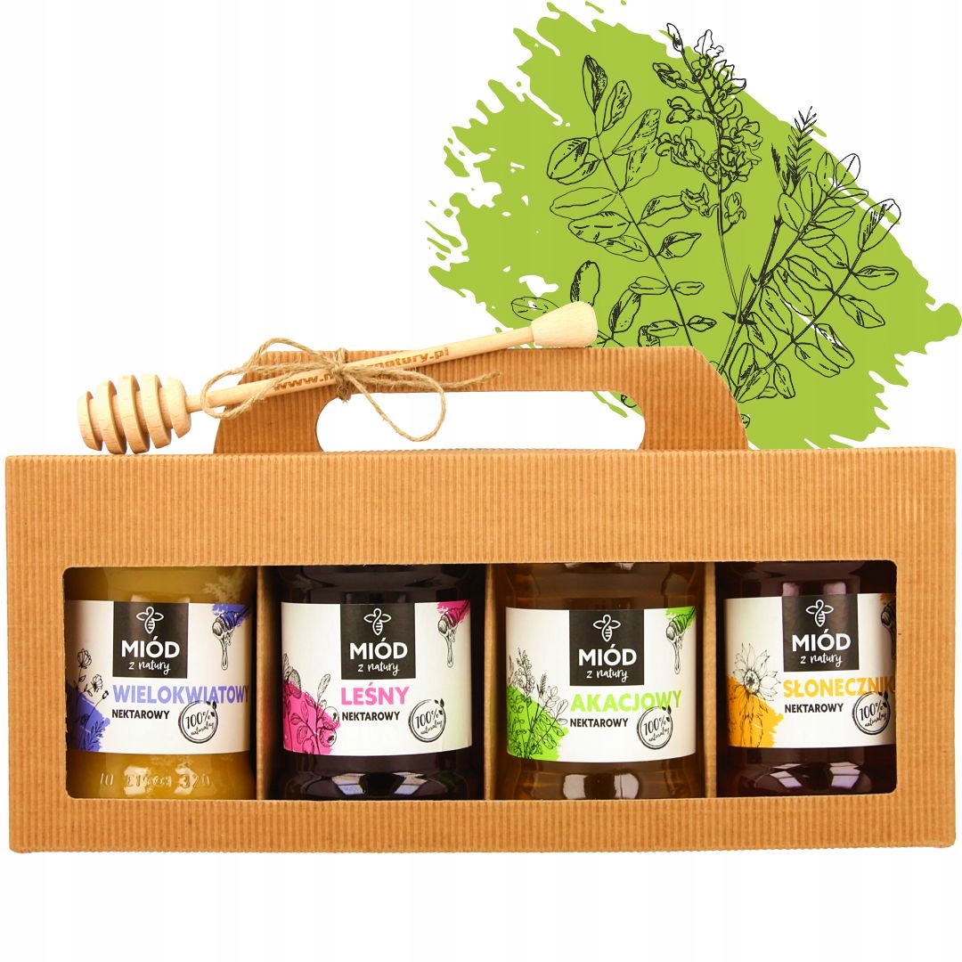 Levně Sada přírodních medů 4 x 400 g V Sadě Výhodněji!!