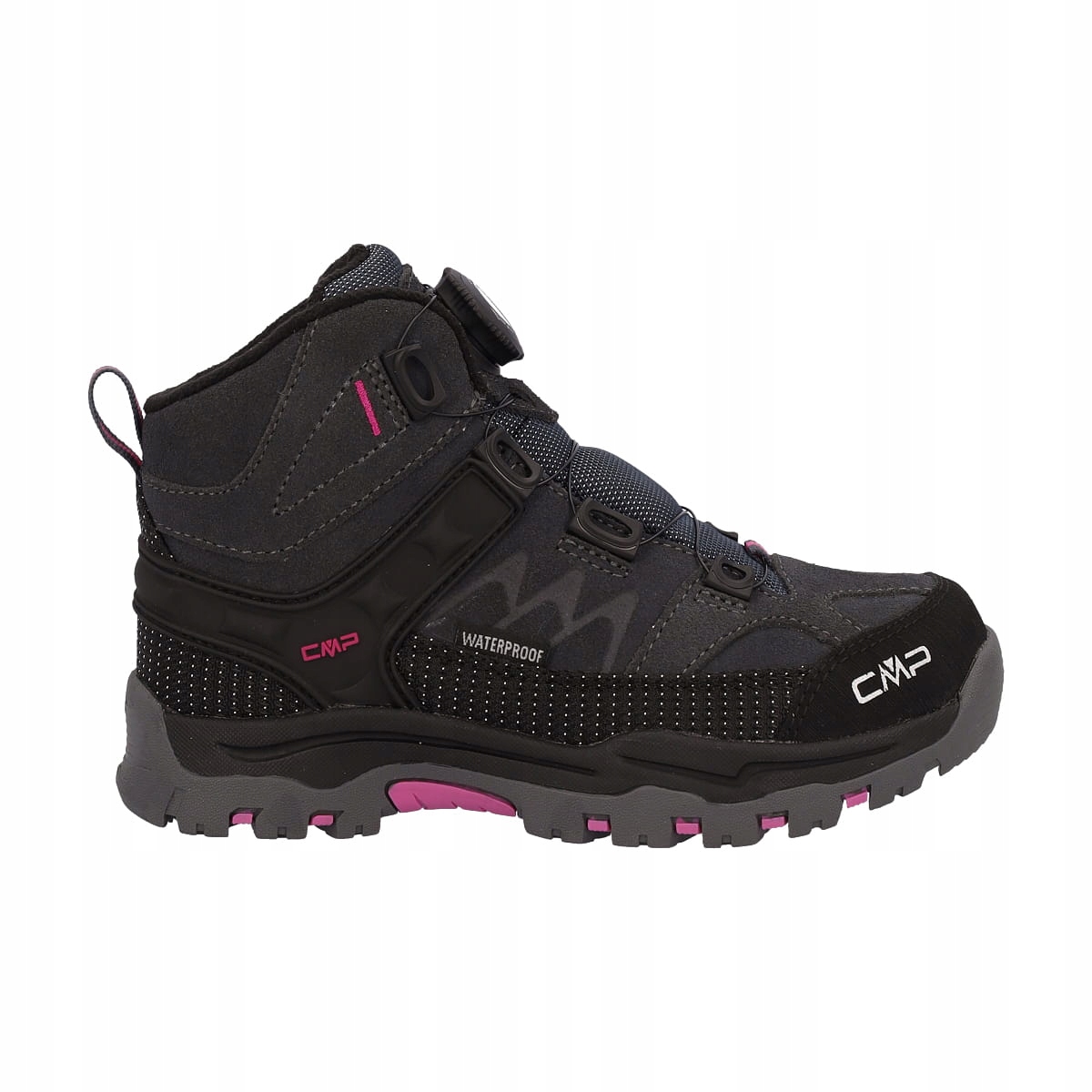 Buty trekkingowe dziecięce Cmp Kiruna MID Fitgo Fleece 33, Szary, Trekkin