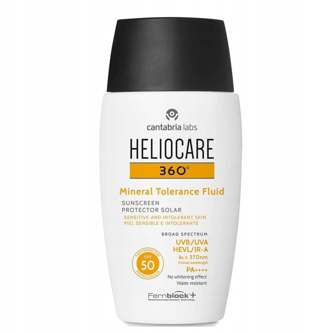 Sluneční krém na obličej Heliocare 360° Mineral Tolerance Fluid Spf