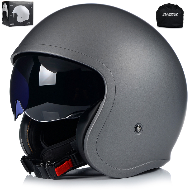Prilba LS2 OF599 Spitfire Solid Matt Titan Xs