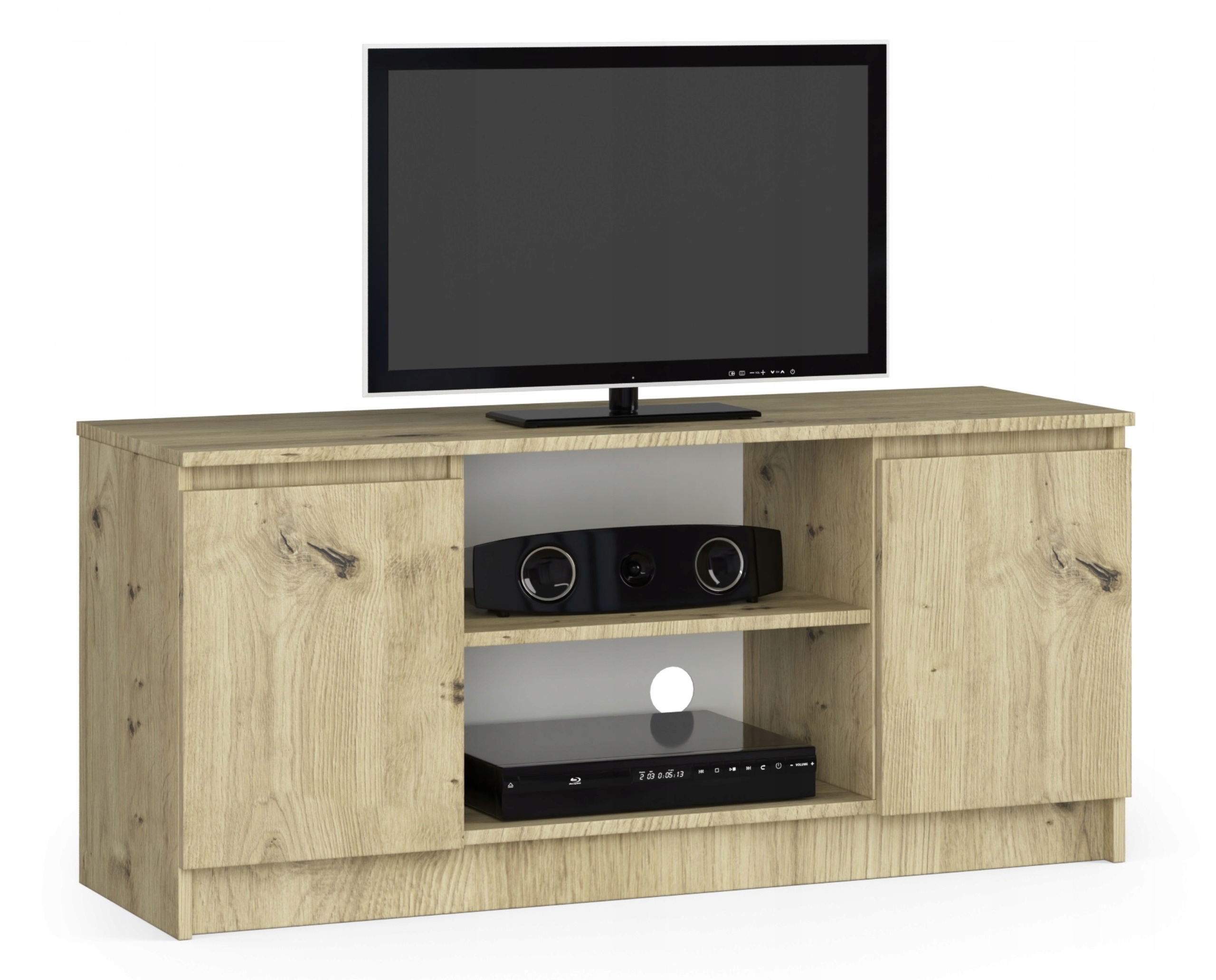 Skriňa Rtv stolík 2D1P 120 cm dub artisan komoda Akd