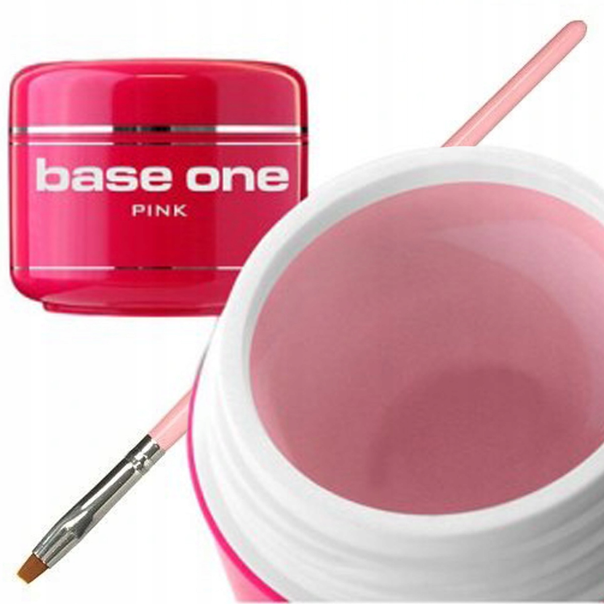 

Żel Silcare Base One budujący Pink 50g pędzelek
