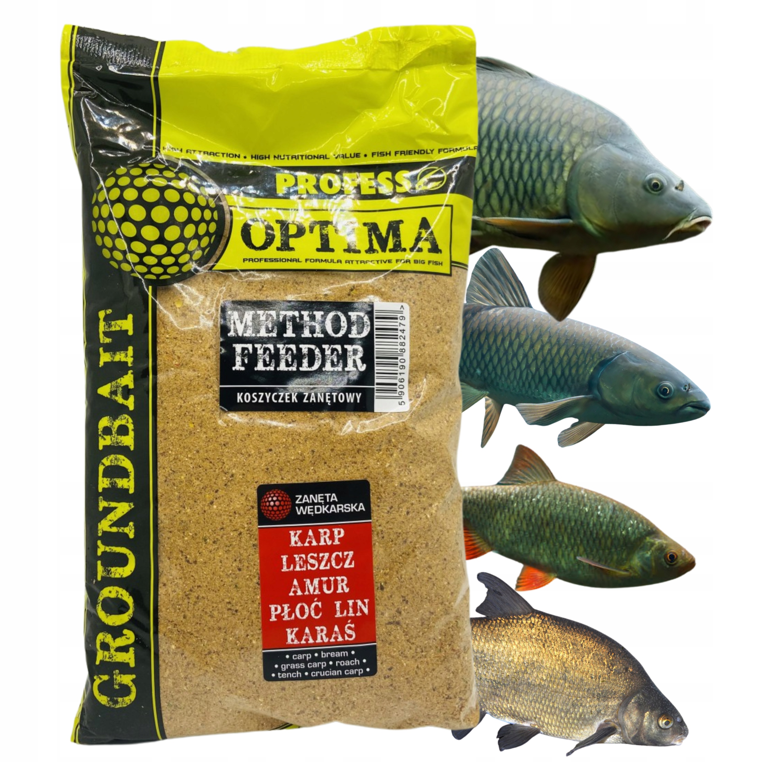Profess Zanęta Optima Method Feeder Koszyczek Zanętowy 1kg