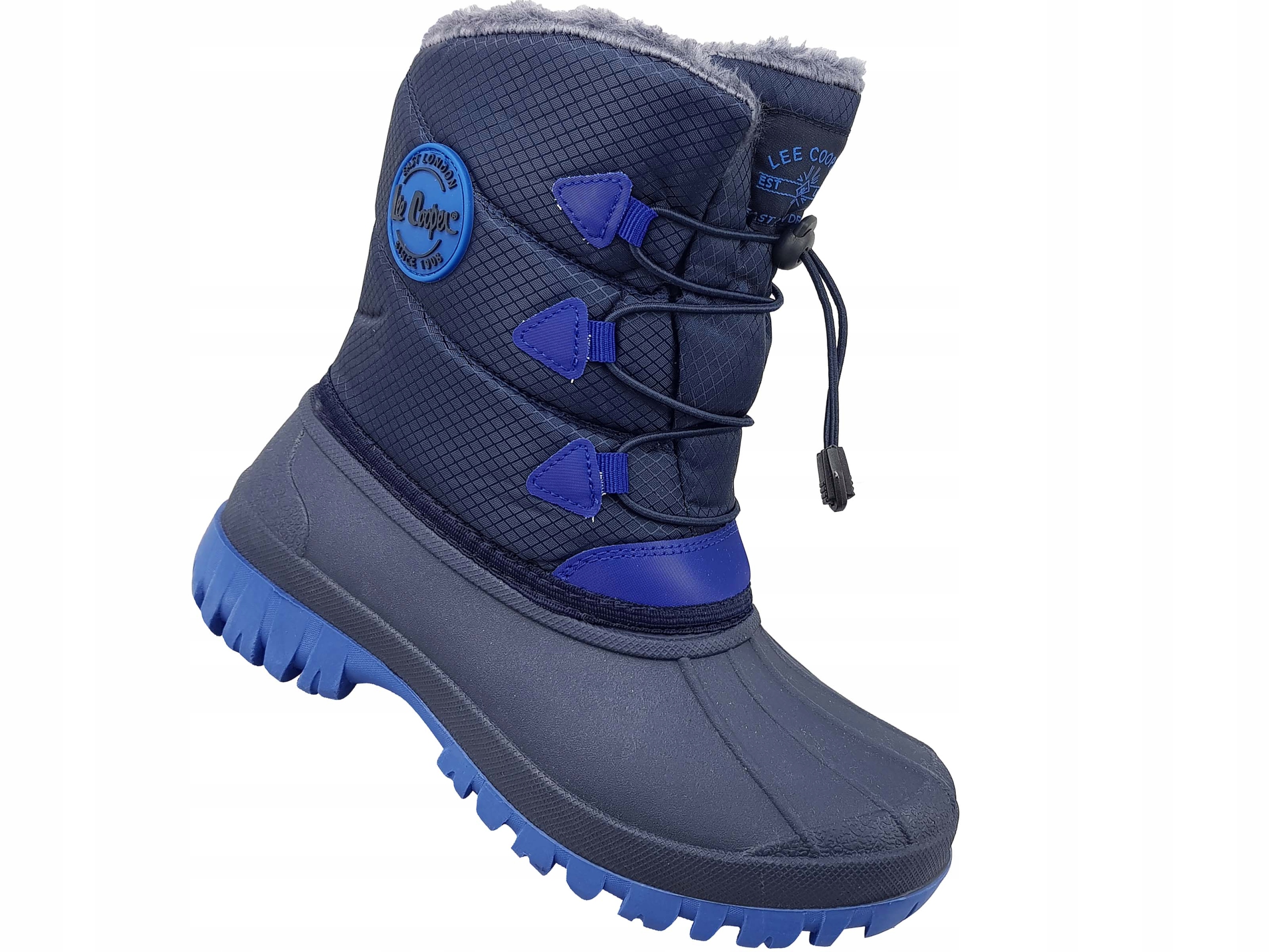 LEE COOPER SNOW ŚNIEGOWCE DZIECIĘCE BUTY OCIEPLANE FUTERKIEM ŚCIĄGACZ Marka Lee Cooper