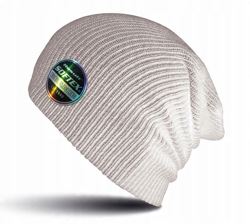 

Czapka beanie Oversize Result Softex white