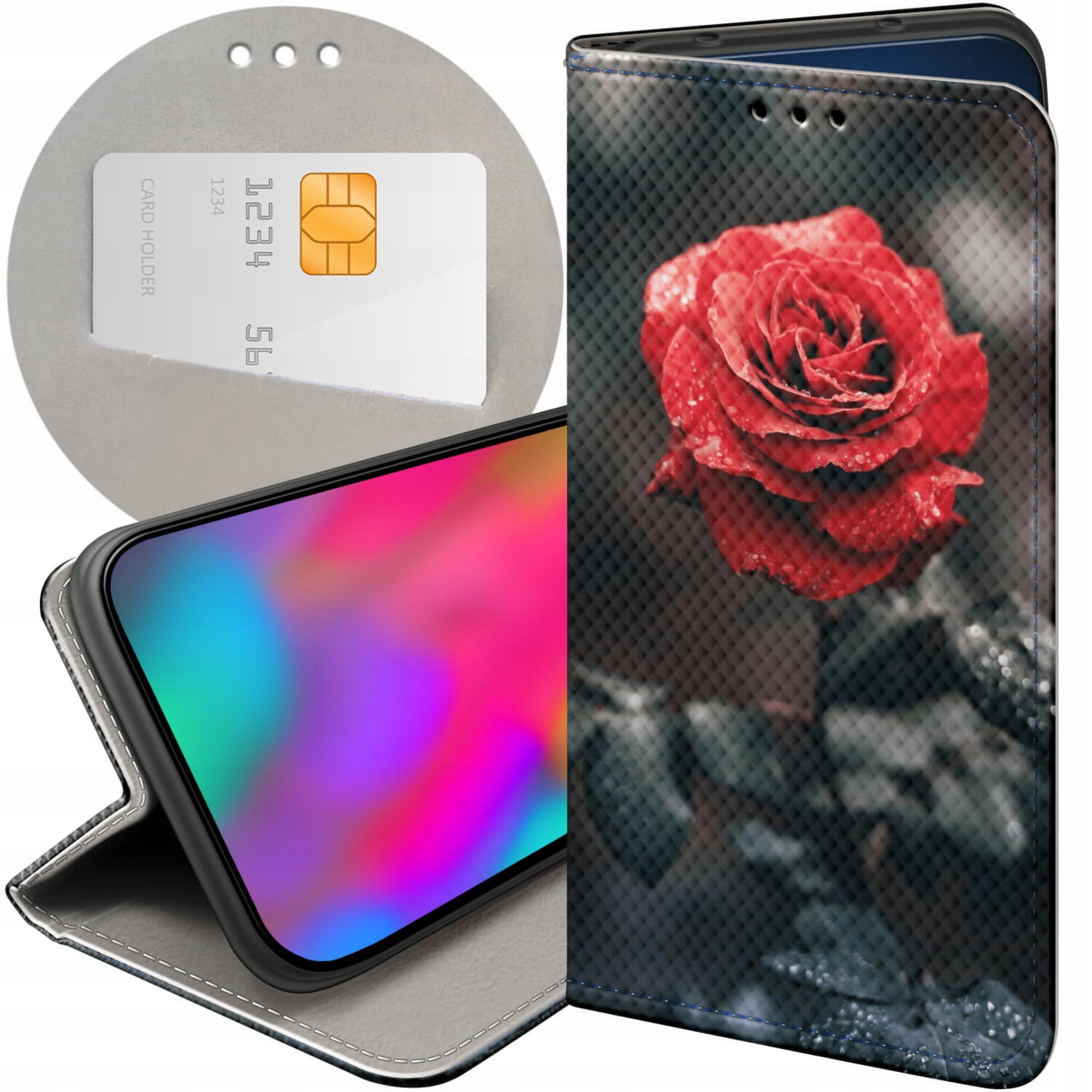 Etui Do Samsung A52 A52 5G A52S A52S 5G Róża Z Różą Rose Case
