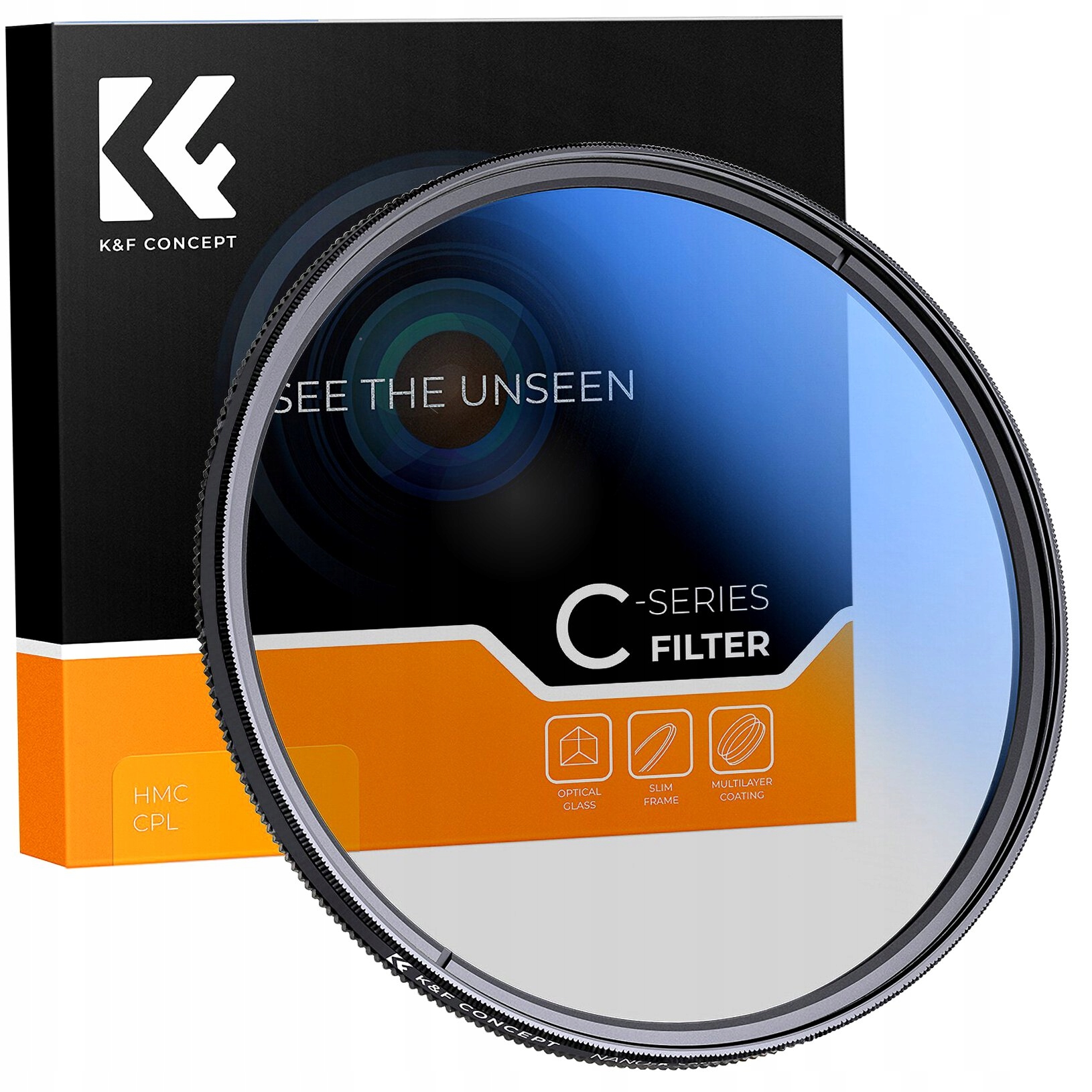 Filtr Polaryzacyjny 58mm Cpl Hd MC Slim C K&f