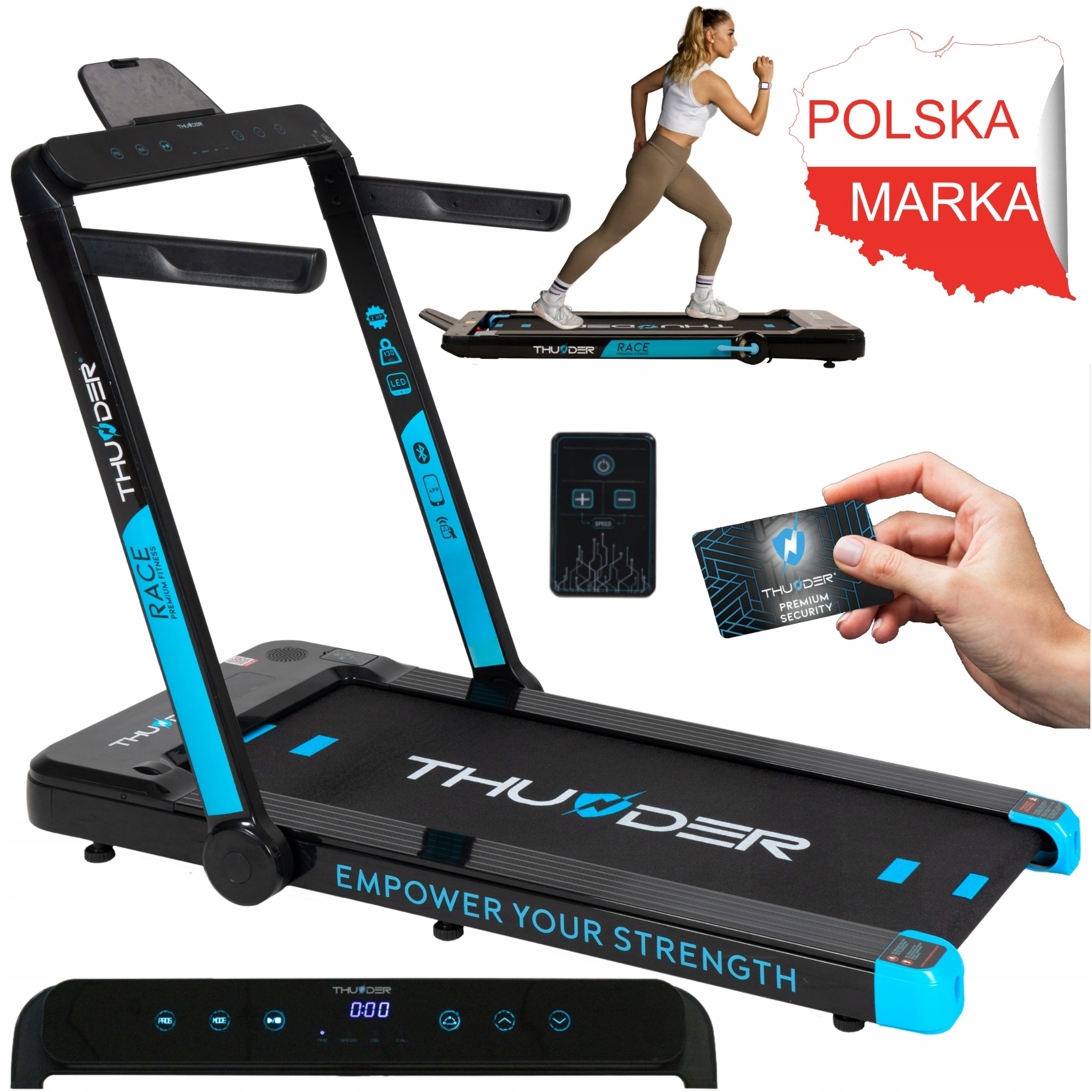 PIONIERSKA BIEŻNIA ELEKTRYCZNA RACE SKŁADANA 130KG