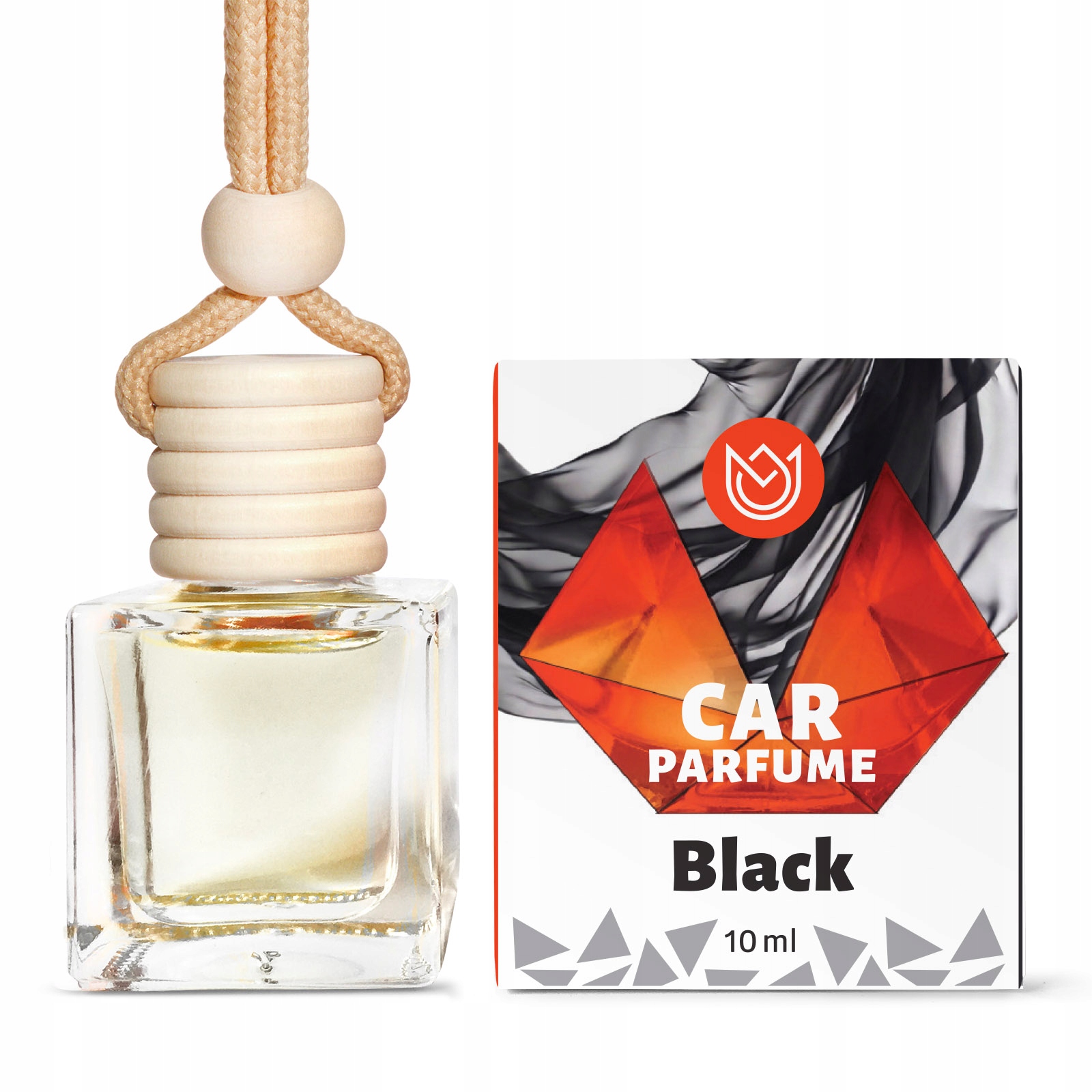 Zawieszka Samochodowa Olejek Zapachowy 10ML Zapach Black