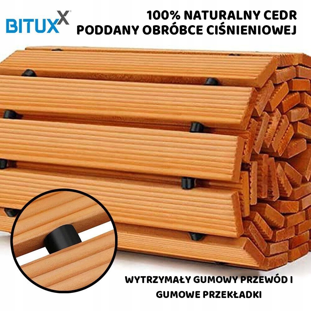 Chodník Zahradní stezka na roli 75 x 250 cm srolovatelná do zahrady ze dřeva