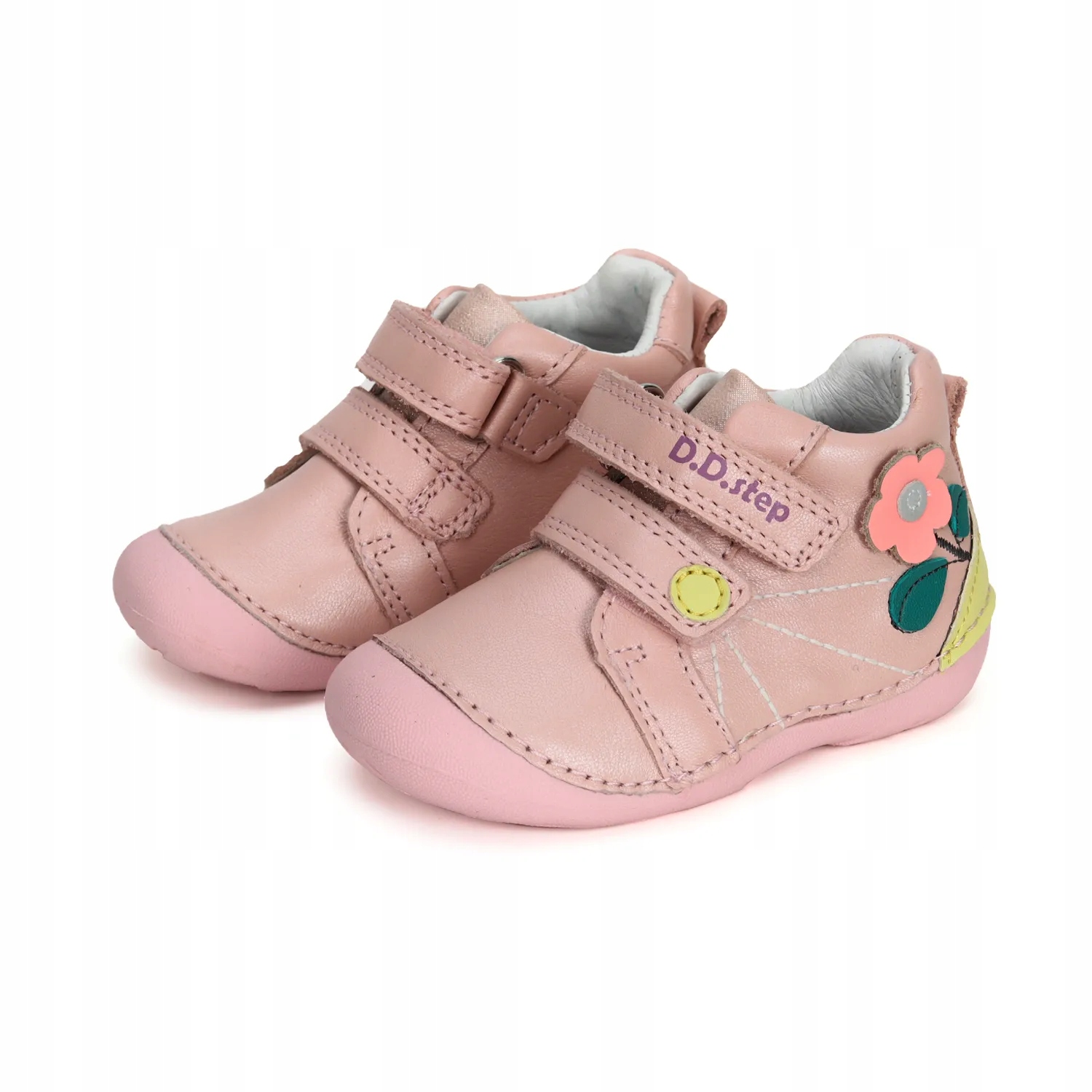 Półbuty skórzane S015-41540A Różowe 24 Stan opakowania oryginalne