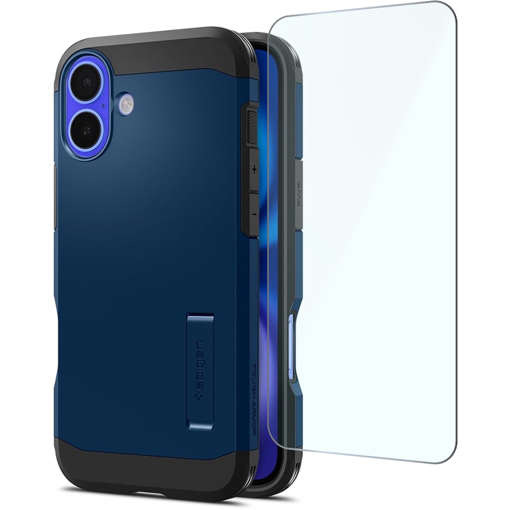 Etui Spigen do iPhone 16, mocne, ochronne, case do MagSafe szkło