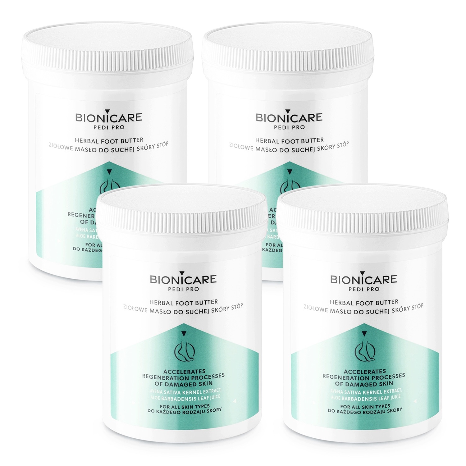 Ionicare Bylinné máslo na nohy 200 ml 4 ks Suché nohy