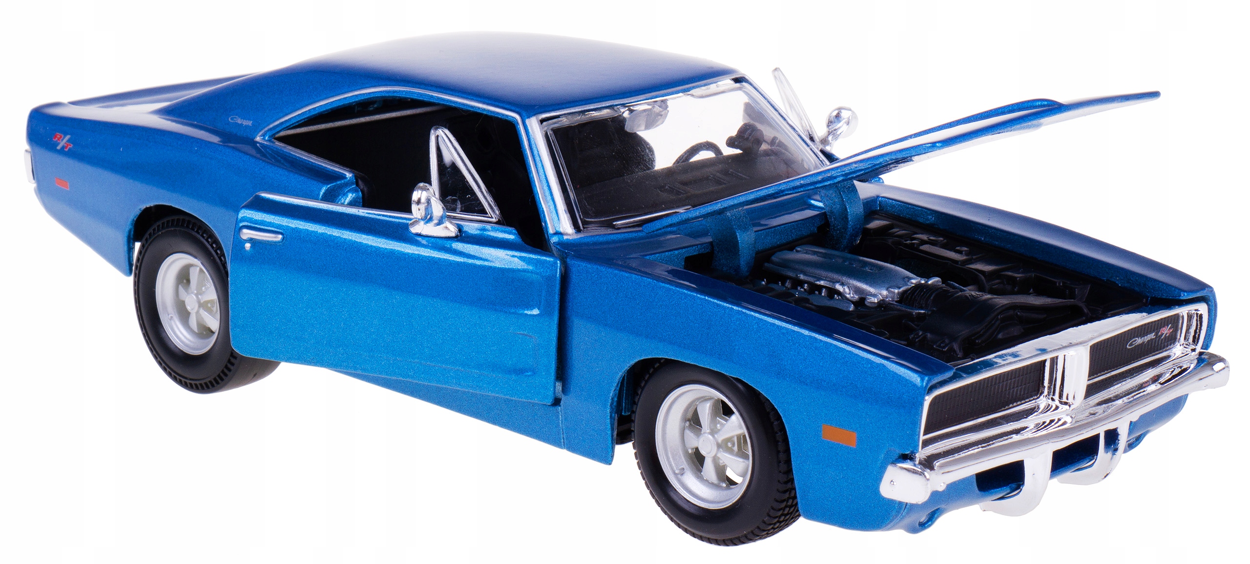 Dodge Charger R/t 1969 Model Kovový Maisto 1:25 Modrý