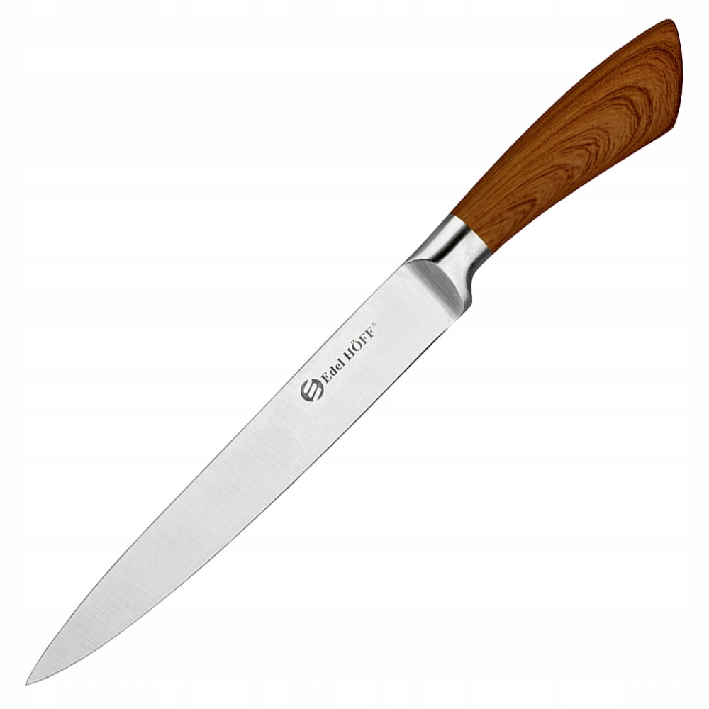 

Nóż Kuchenny Do Krojenia Porcjowania Stalowy 33CM