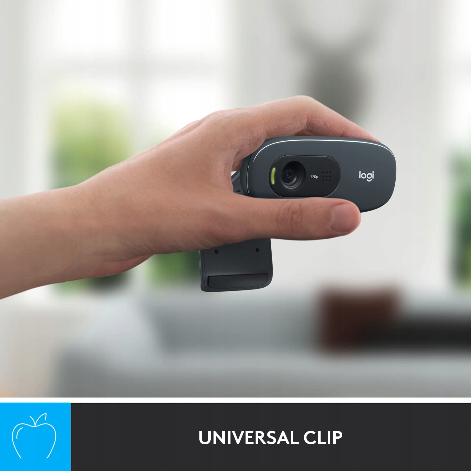 LOGITECH Kamera C270 HD 720p USB Mikrofon Skype FaceTime Hangouts — miniatura 5