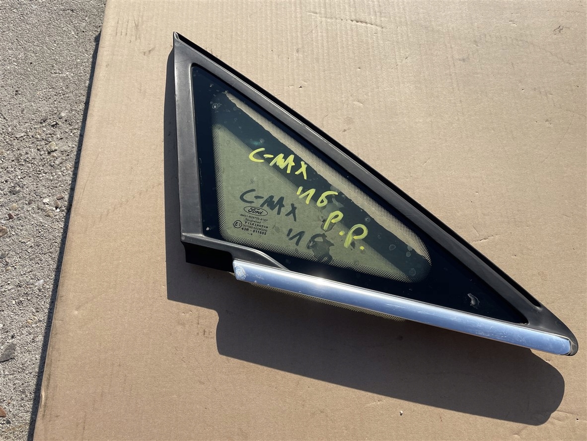 SZYBA TRÓJKĄTNA KAROSERYJNA CHROM PRAWY PRZÓD FORD C-MAX MK2 LIFT 10-19R