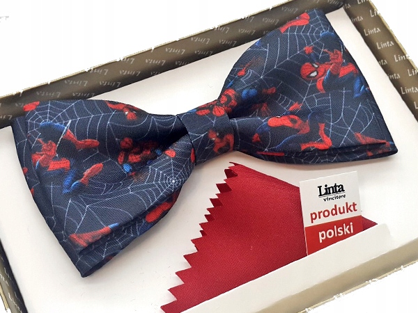MUCHA / MUSZKA MĘSKA GRANATOWA SPIDERMAN