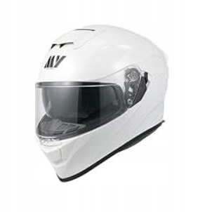 Integrálna motocyklová prilba My Helmet lesklá biela perla veľ.XXL