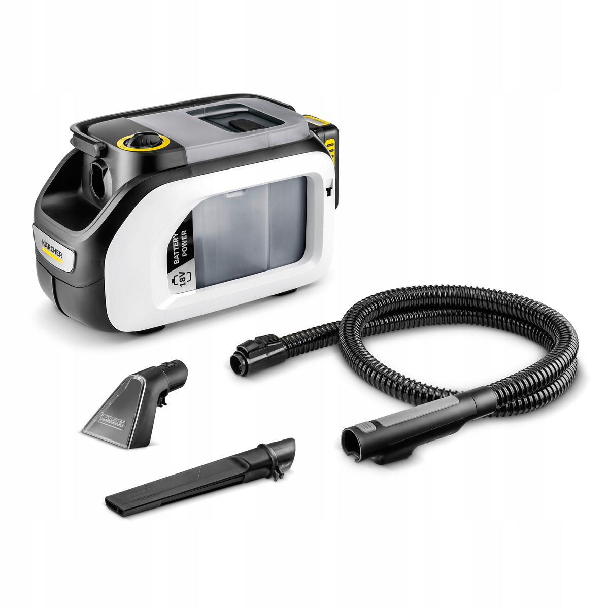 Odkurzacz Piorący Do Tapicerki Akumulatorowy Karcher Se 3-18 Compact Puzzi