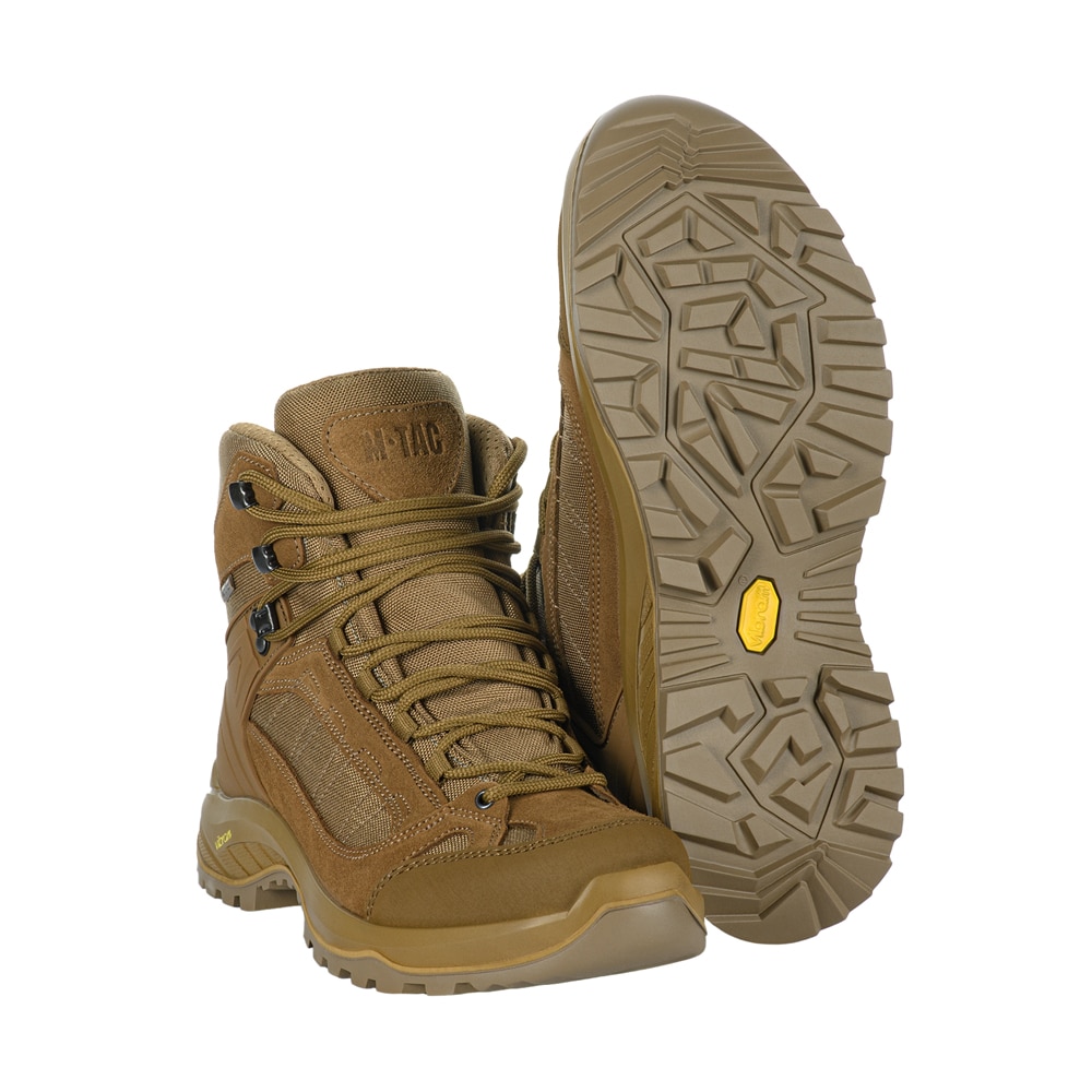 Taktické vojenské vysoké trekové boty M-Tac Pro Line Vibram Coyote 41
