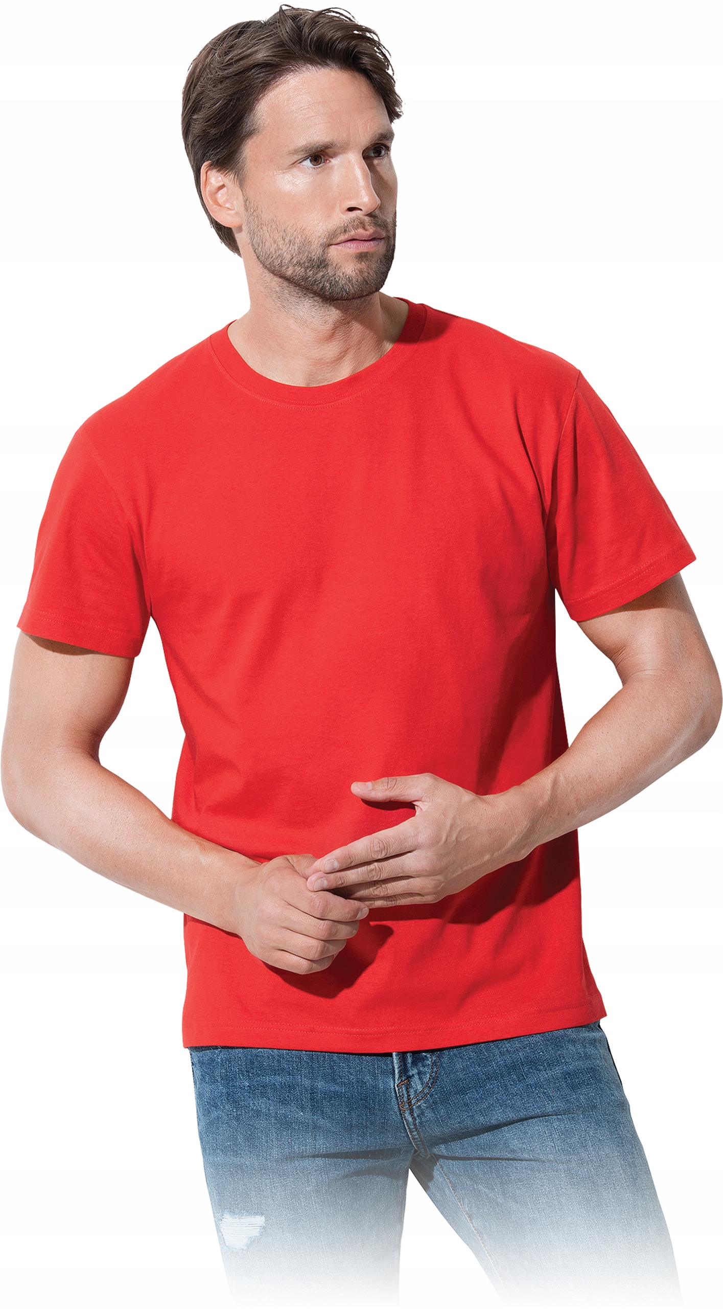 

Bawełniany Męski T-shirt Koszulka Wygodny roz. XL