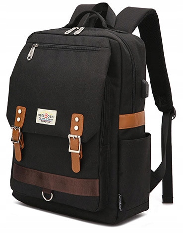 

Plecak Damski, Na Laptopa, Usb,