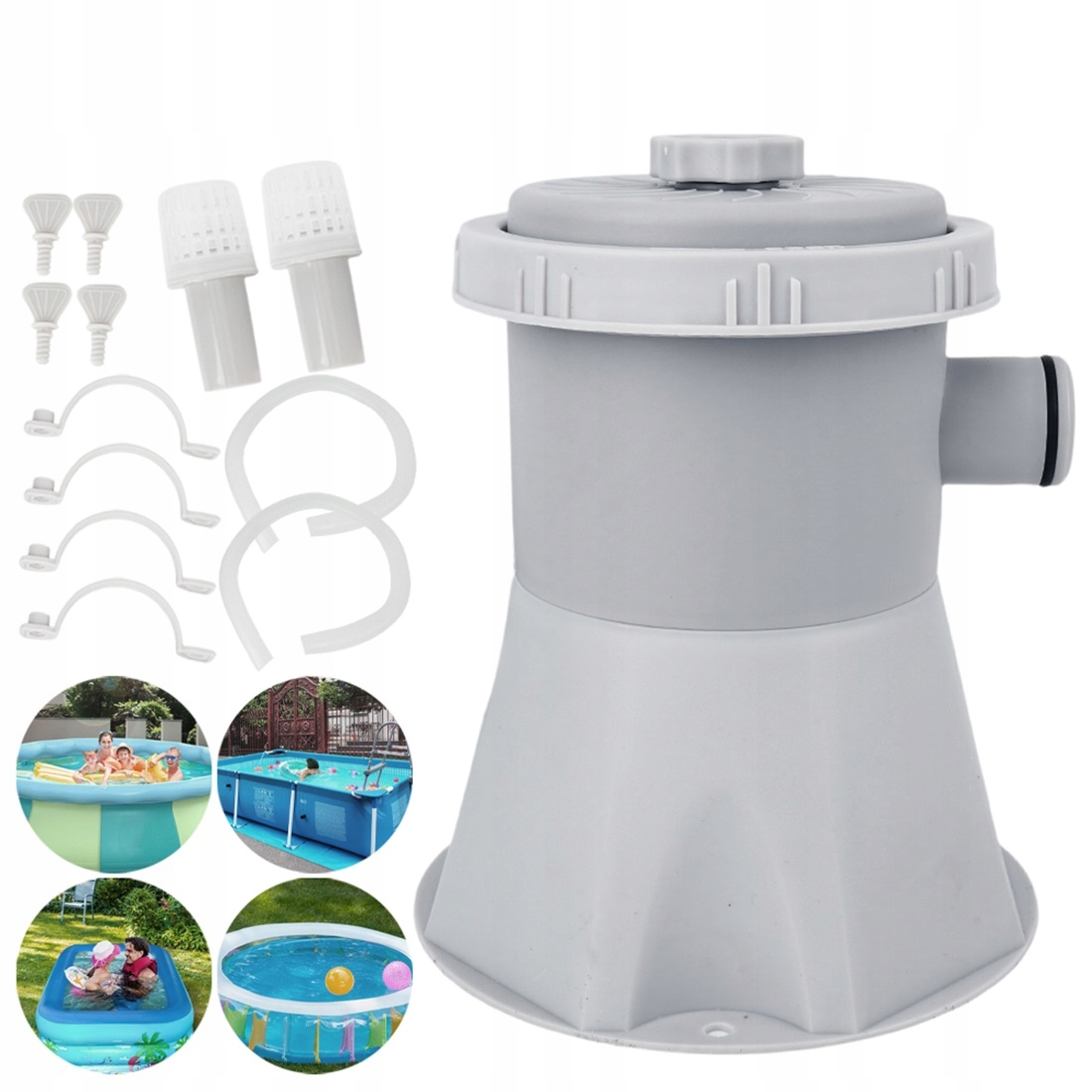 Elektrická Bazénová Pumpa 300 Gal/h S Filtračním Systémem Pp+abs