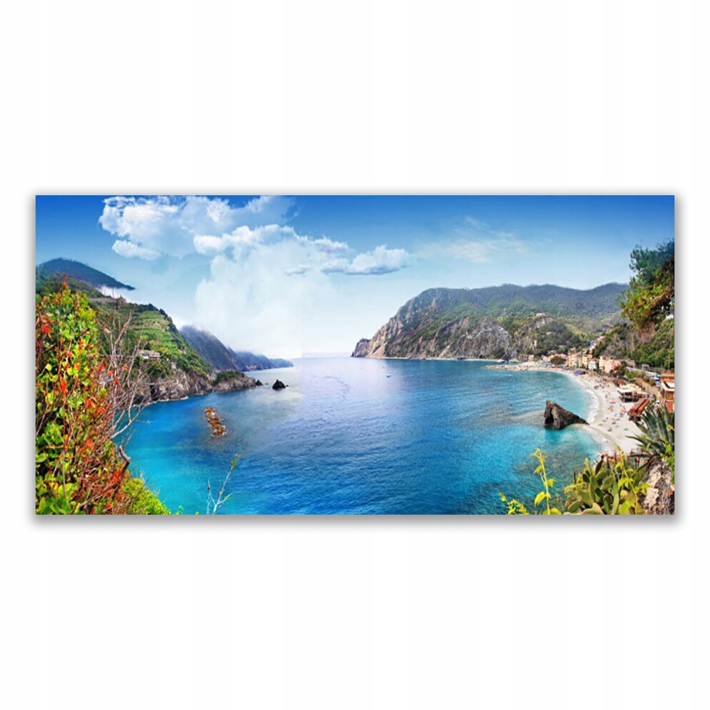 

Fotoobraz akryl 120x60 Zatoka Góry Morze Krajobraz