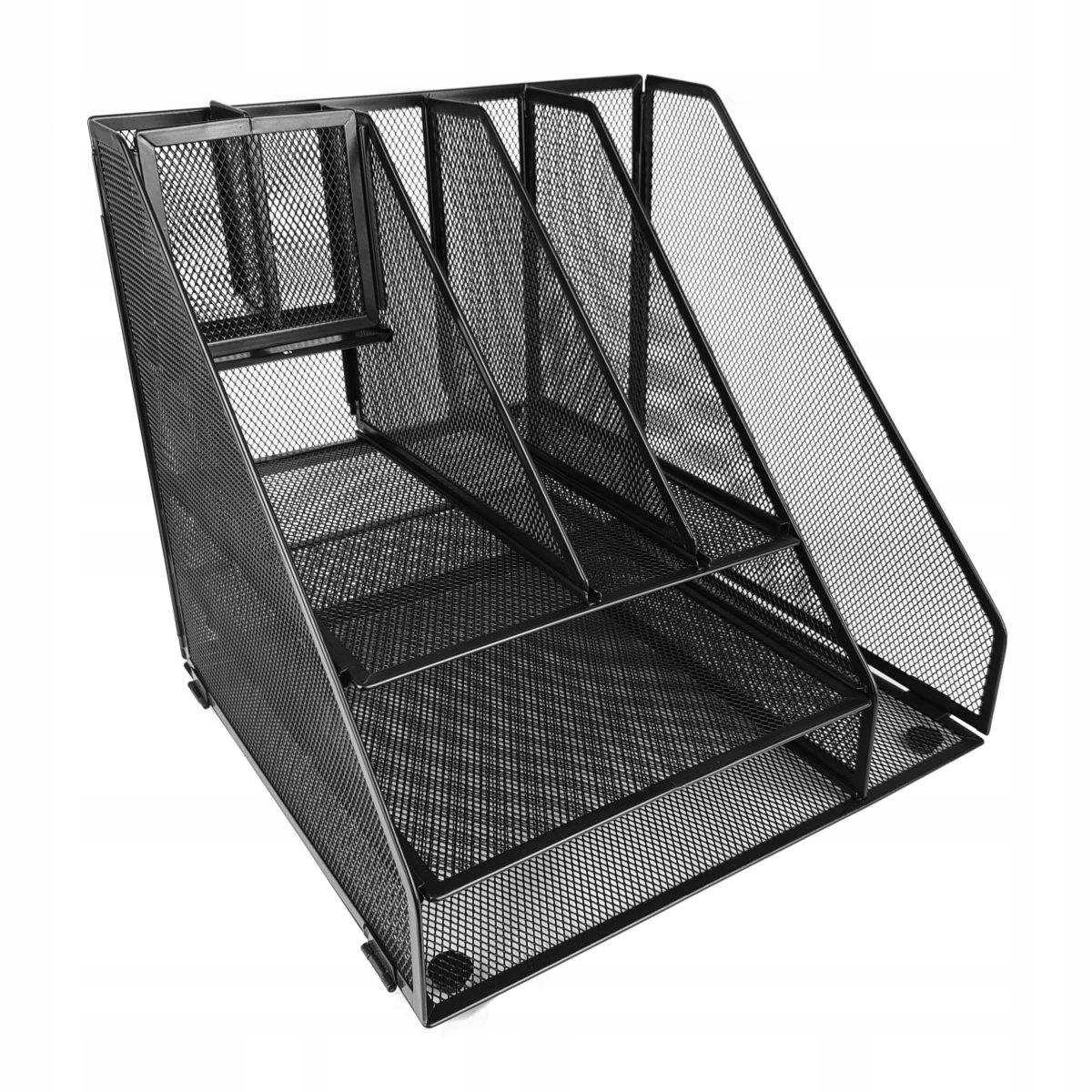 

Przybornik Na Biurko Organizer Duży A4 Metal