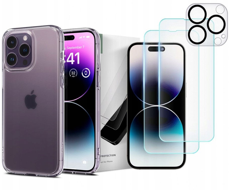 

Spigen Etui Case Na Iphone 14 Pro Max 2x Szkło