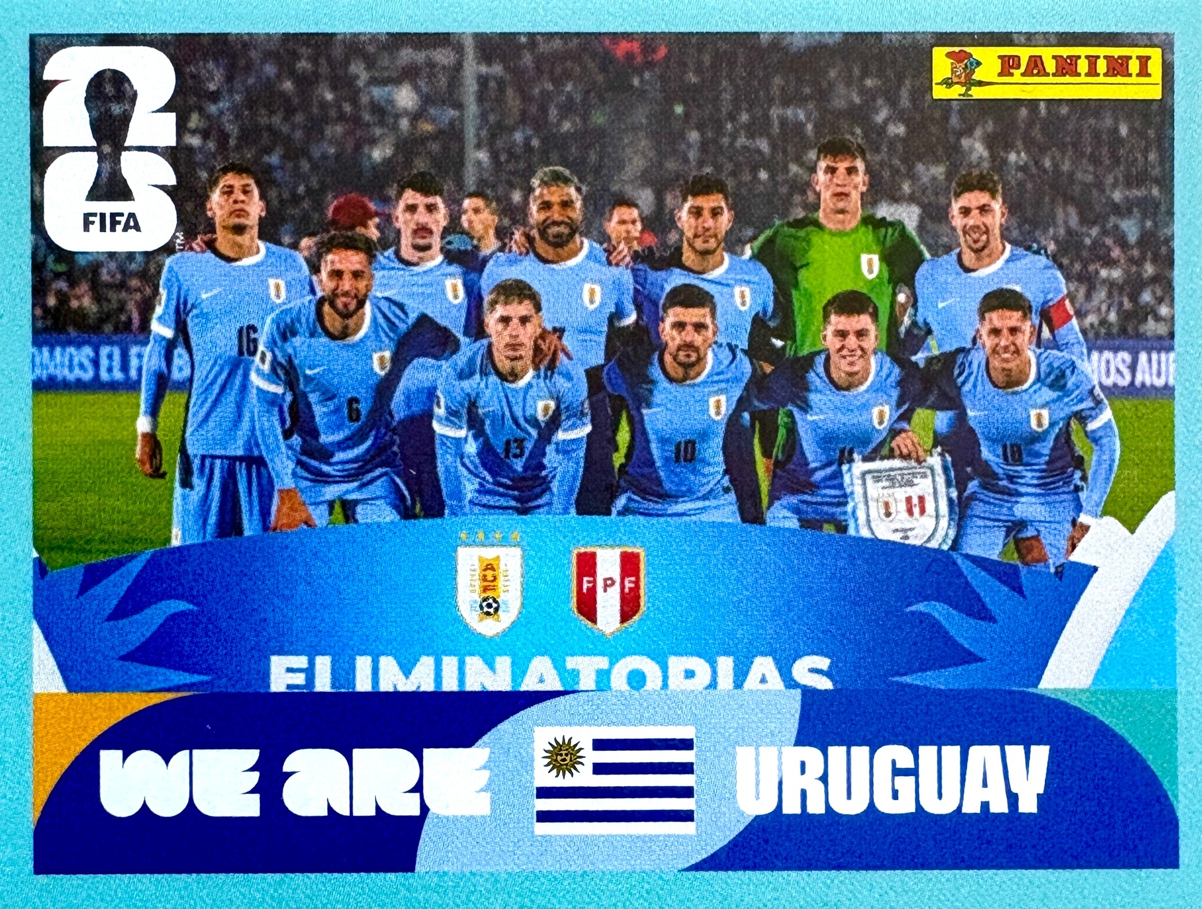 Naklejki Panini World Cup 2026 naklejka Team Uru 13 Urugwaj