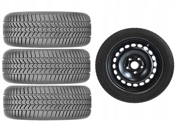 NOWE KOŁA ZIMA VW GOLF CADDY 205/55R16 SAVA