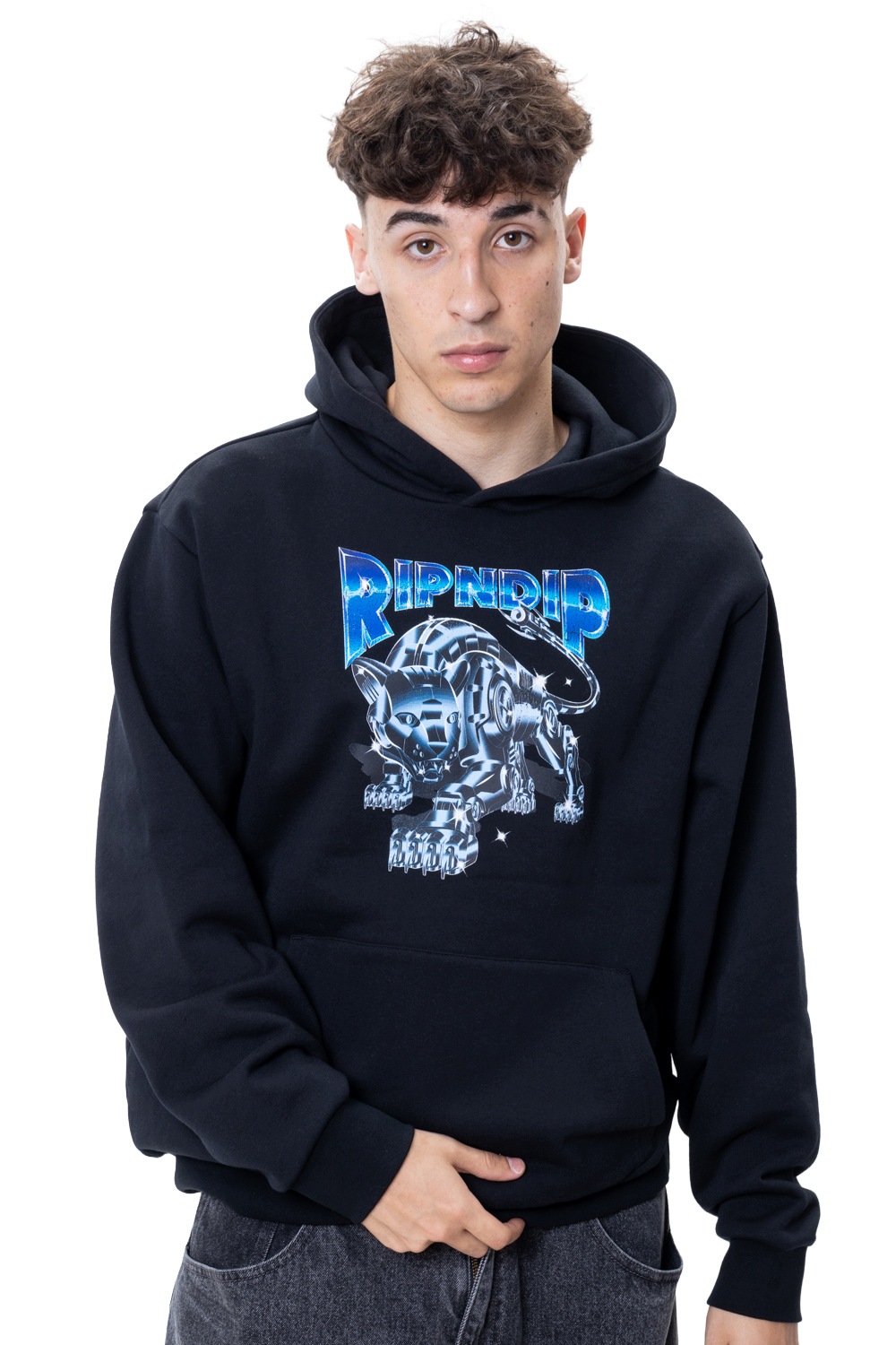 Mikina S Kapucí Ripndip Cyborg XXL černá
