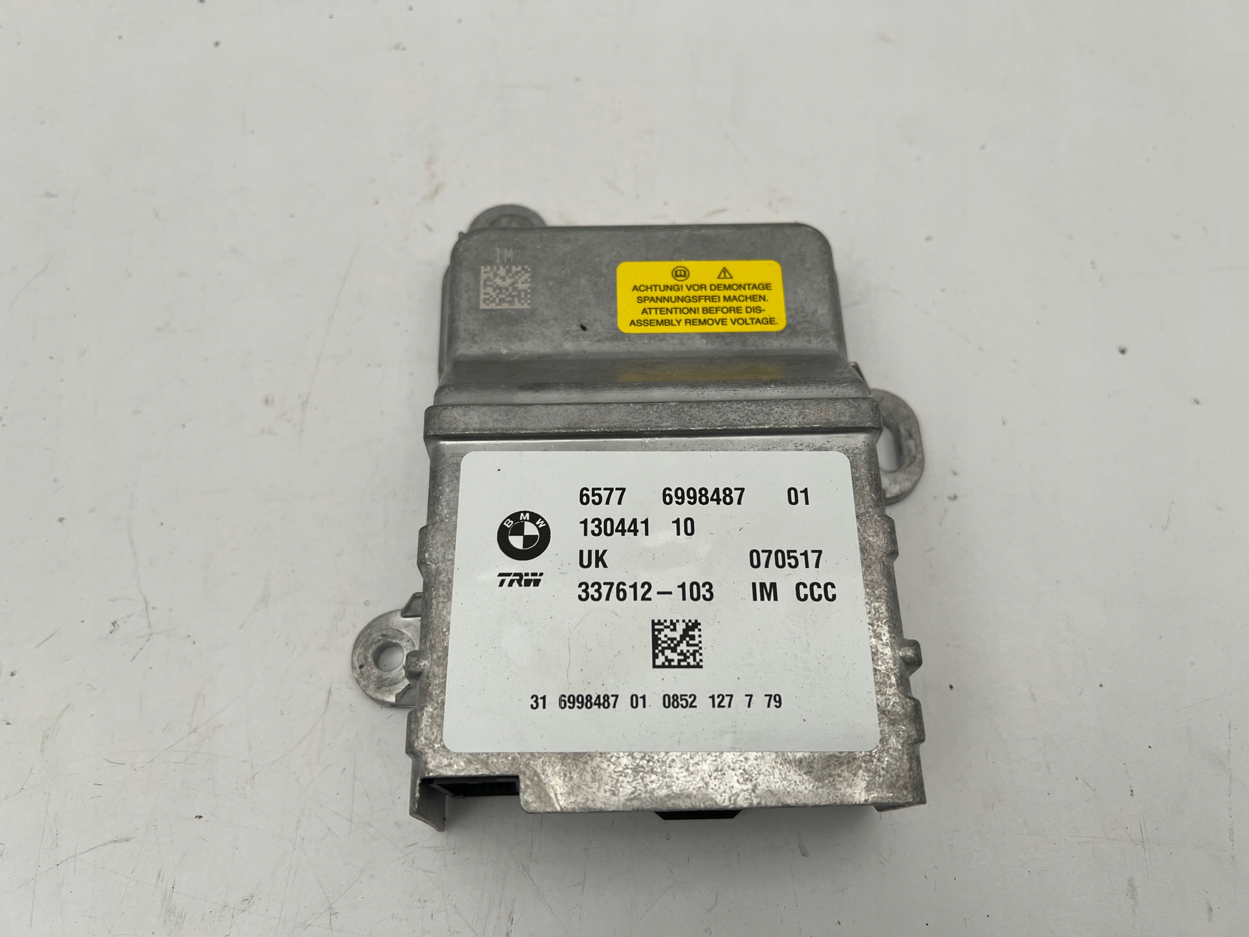 SENSOR STEROWNIK MODUŁ AIRBAG MINI F55 F56 F60 6998487