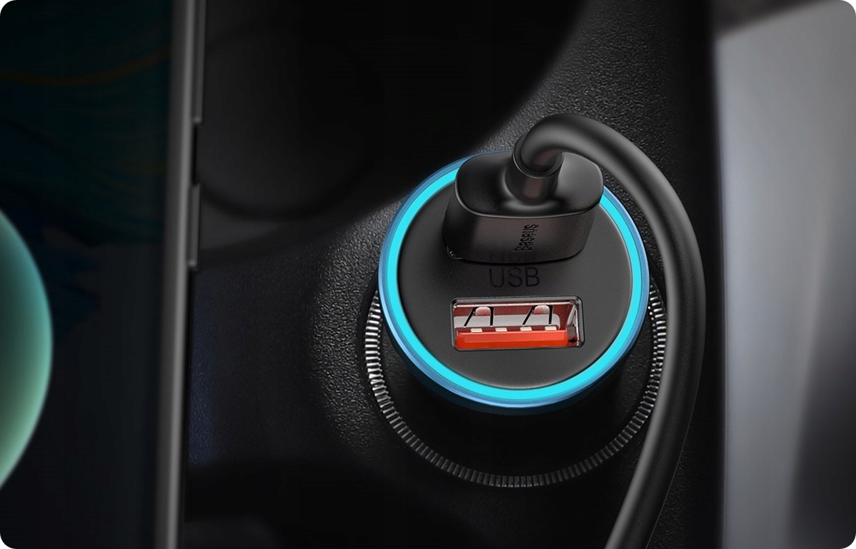 BASEUS SZYBKA ŁADOWARKA SAMOCHODOWA DWA PORTY USB-A 40W 5A QC UNIWERSALNA Producent Baseus