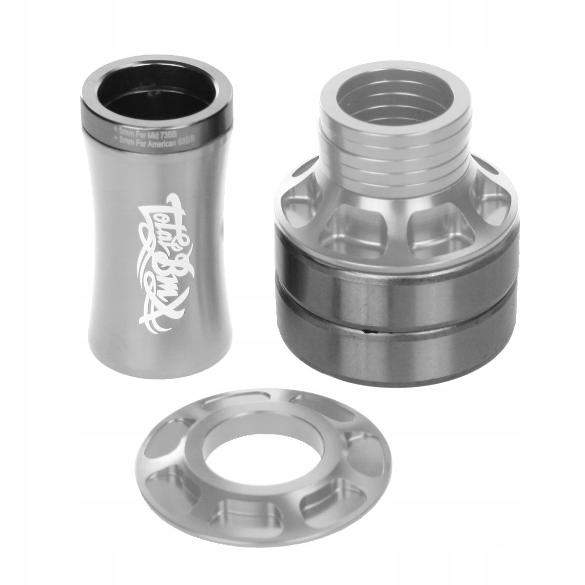 Bmx suport Total Bmx Mid Bb leštěný 22 mm