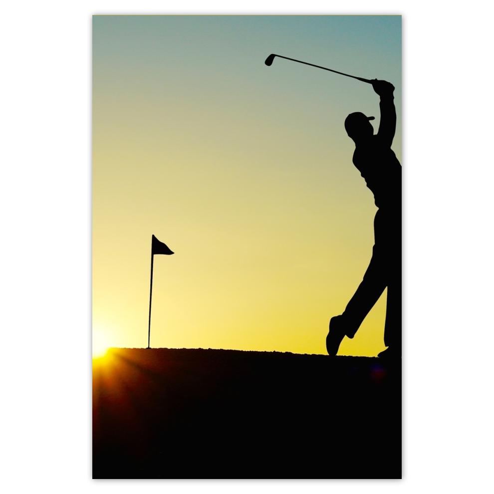 

Plakaty 40x60 Golfista Celny strzał
