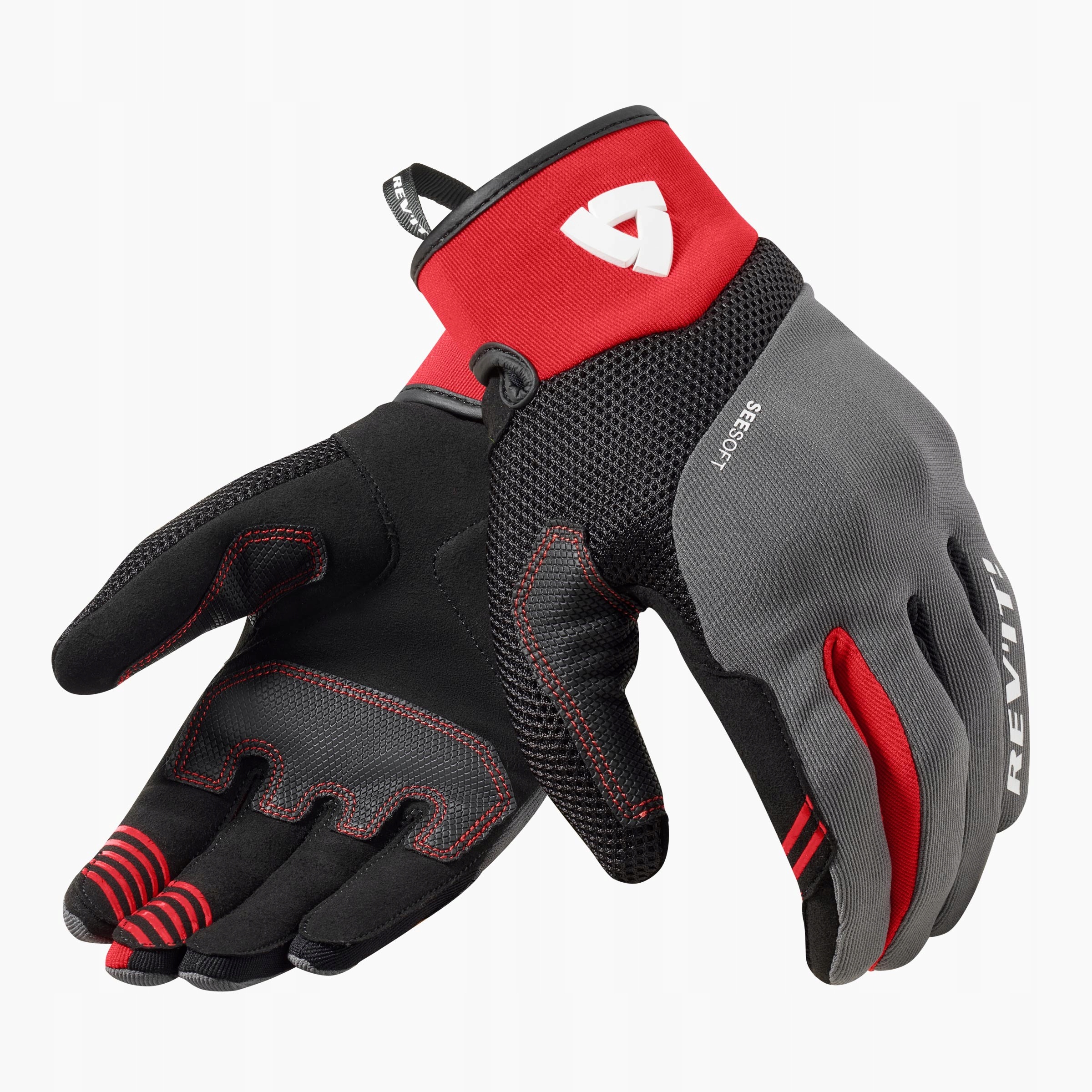Rev'it! Endo Motocyklové rukavice Grey-Red veľ. M
