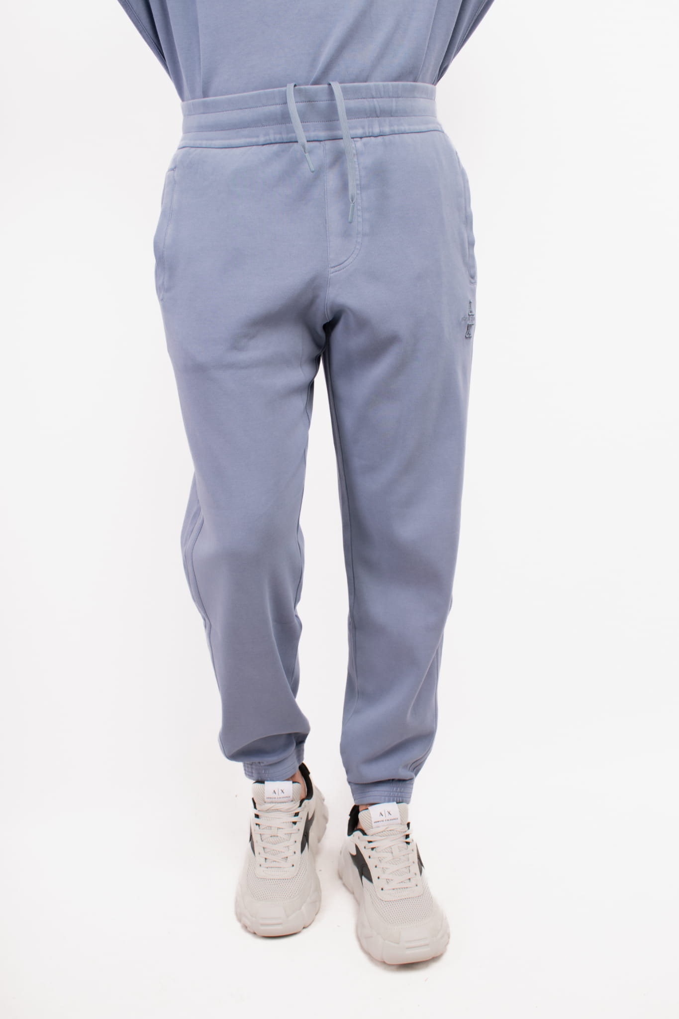 Pánské kalhoty Armani Exchange 6DZPLK Zjnoz modré XL