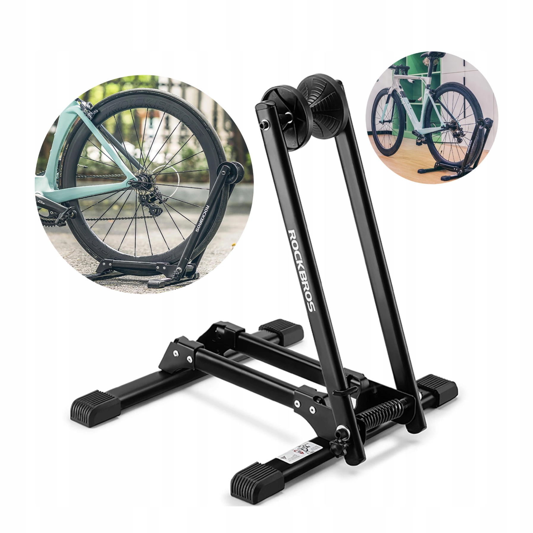 Stojak Rowerowy Serwisowy Składany Jednostronny Do 29 Cali Czarny Rockbros