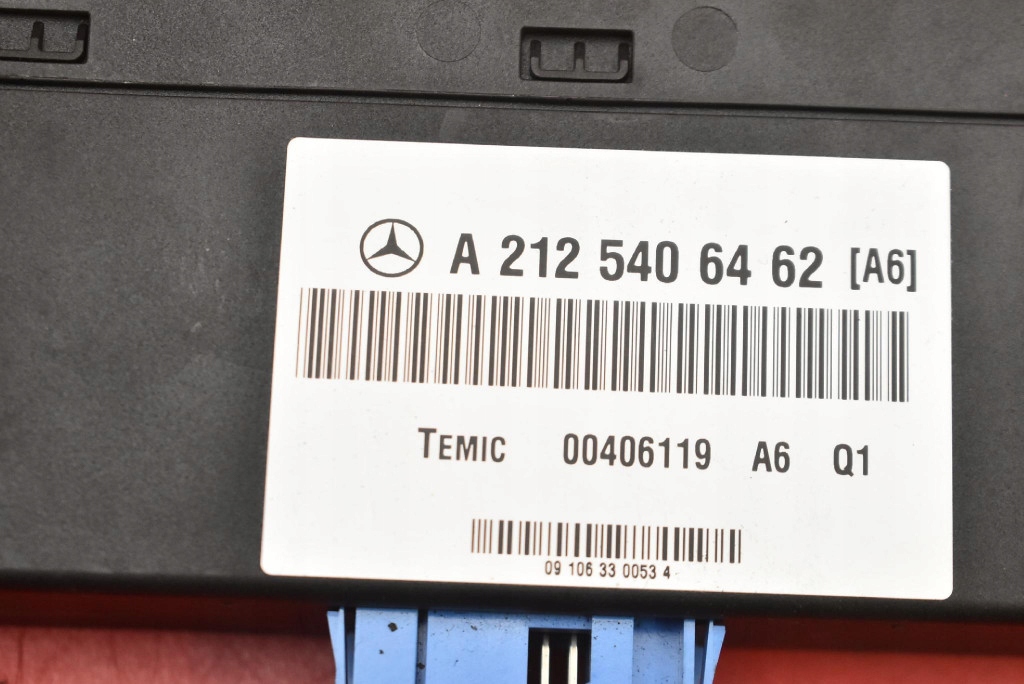 control unit springing A2125406462 MERCEDES E-KLASA W212 2.2 CDI 170 KM 09
